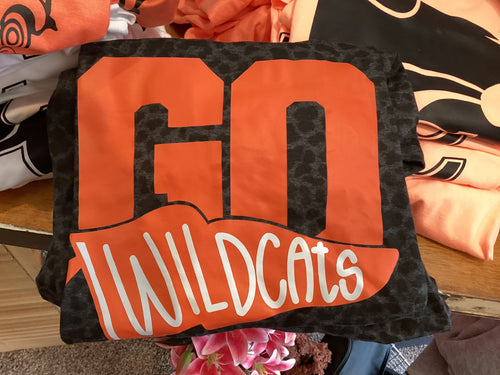 GO Wildcats leopard shirt