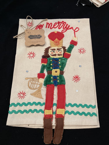Merry Nutcracker Teatowel