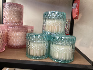 Azure sands blue Candle