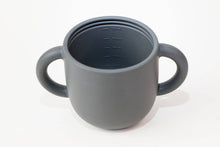 Load image into Gallery viewer, Silicone Snack Cup with Lid: Charcoal crews