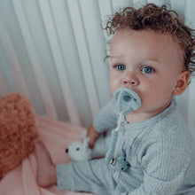 Load image into Gallery viewer, Baby Pacifier Clips, 100% Food Grade Silicone by Comfy Cubs: Beige
