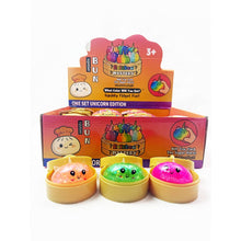 Load image into Gallery viewer, Cute Glitter Unicorn Mini Dumpling Squishy Toy: MIX COLOR / ONE(24)