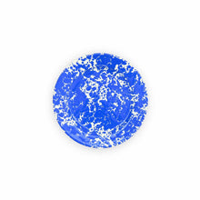 Load image into Gallery viewer, Splatter Enamelware Flat Salad Plate: Burgundy &amp; Cream