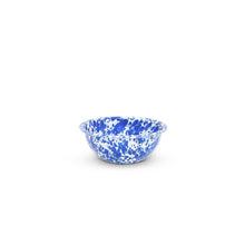 Load image into Gallery viewer, Splatter Enamelware 20 oz Cereal Bowl: Burgundy &amp; Cream Splatter
