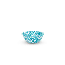 Load image into Gallery viewer, Splatter Enamelware 20 oz Cereal Bowl: Burgundy &amp; Cream Splatter
