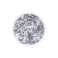 Load image into Gallery viewer, Splatter Enamelware Dinner Plate: Navy &amp; Cream