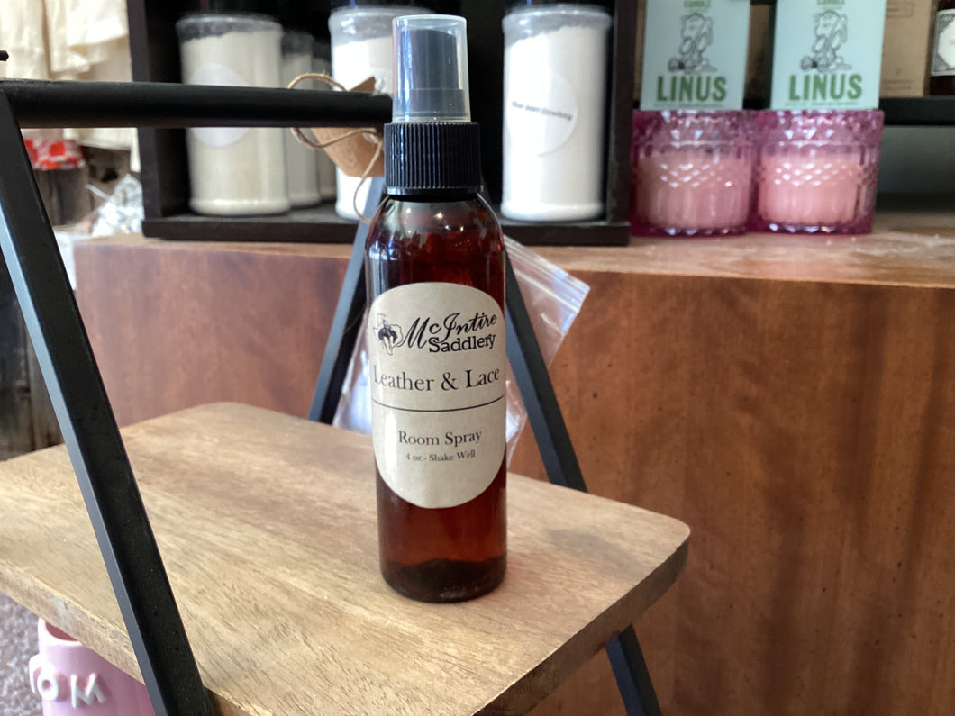 McIntire Saddlery room spray Leather & Lace