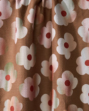 Load image into Gallery viewer, Brushed Bouquet Brown Tea Towel