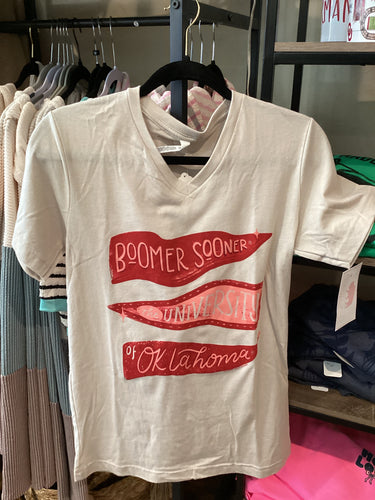 Boomer Sooner V-Neck Tee