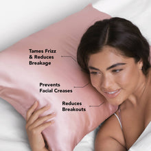 Load image into Gallery viewer, Satin Pillowcase Standard - Blush