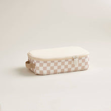 Load image into Gallery viewer, Taupe Checkerboard Pack Like a Boss™ Packing Cubes(Crews)