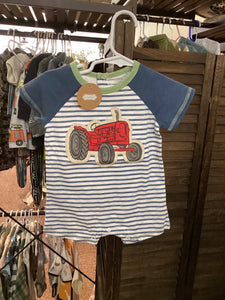 Short Tractor onesie