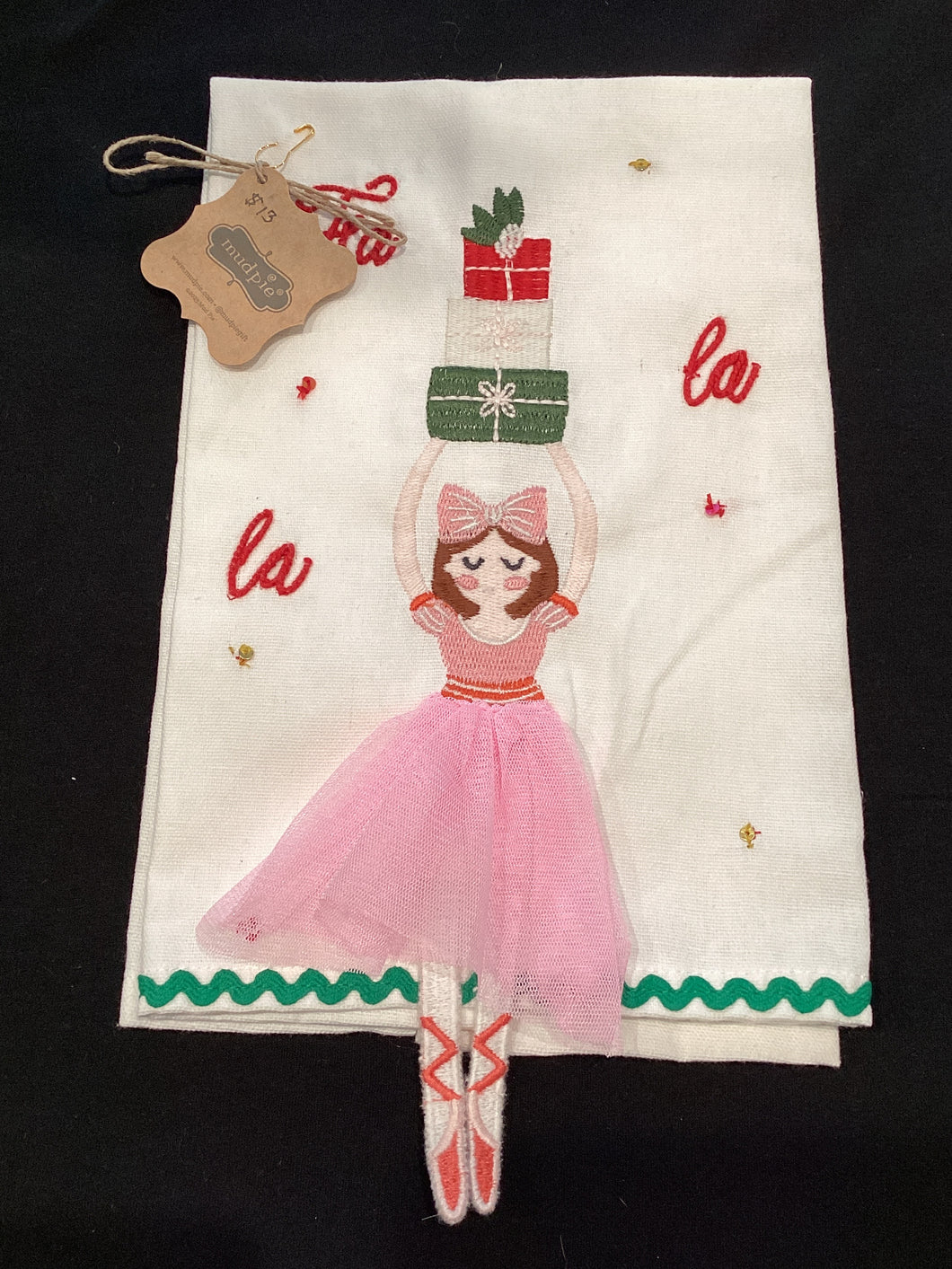 Fa La Sugar Dangle Teatowel