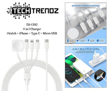Load image into Gallery viewer, 4-in-1 Charging Cable