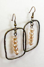 Load image into Gallery viewer, Suki Earrings: Blue Fire Agate