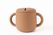 Load image into Gallery viewer, Silicone Snack Cup with Lid: Charcoal crews