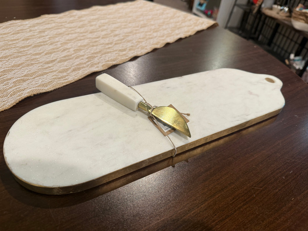 MudPie Long Marble Board Set(Armas)