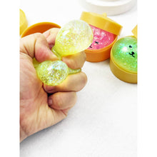Load image into Gallery viewer, Mini Glittered Dumpling Squishy with Steamer: MIX COLOR / ONE(12)