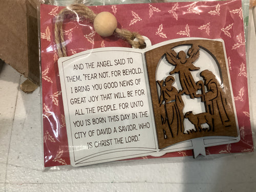 “Fear not” Ornamet