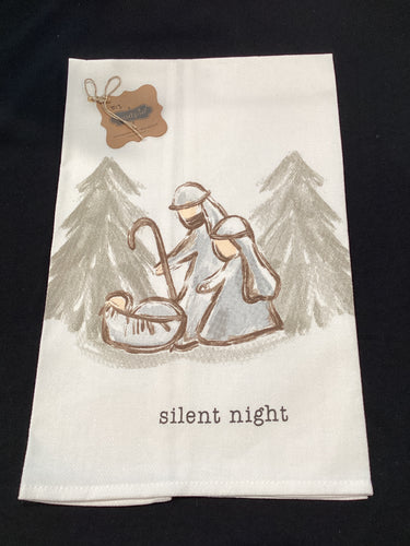 Silent Night Teatowel