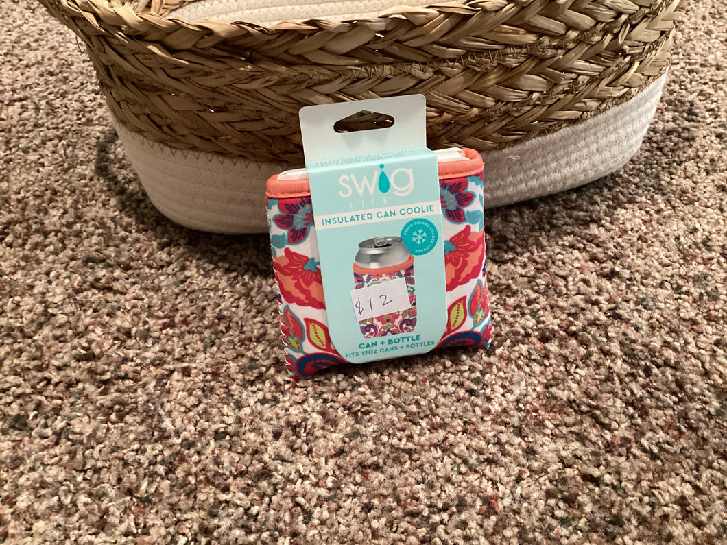 SWIG Insulated Can Coolie Flourish 12oz