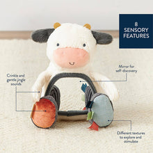 Load image into Gallery viewer, Carmen The Cow - Itzy Bitzy Mirror™ Travel + Tummy Time Toy(Crews)