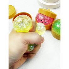 Load image into Gallery viewer, Mini Glittered Dumpling Squishy with Steamer: MIX COLOR / ONE(12)