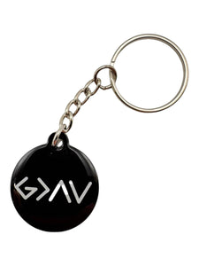 Tap To Pray™ - Prayer Tag Keychains: Tree Bark Camo + Cross