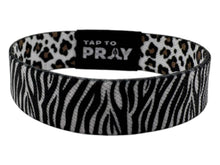 Load image into Gallery viewer, Tap To Pray™ Wristbands - Safari Zebra: Large