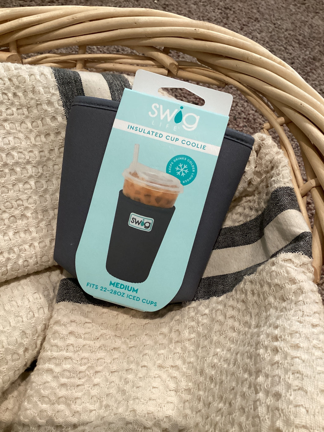 SWIG Insulated Cup Coolie 22-28oz Grey