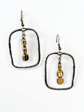Load image into Gallery viewer, Suki Earrings: Blue Fire Agate
