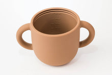 Load image into Gallery viewer, Silicone Snack Cup with Lid: Charcoal crews