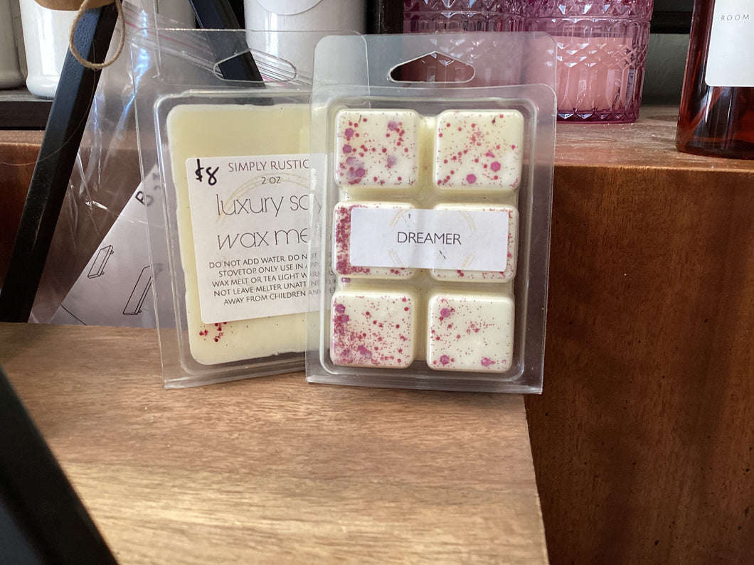 Simply Rustic wax melts Dreamer