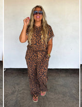 Load image into Gallery viewer, PREORDER- CHEETAH KELSEY PANT SET (sold as set)