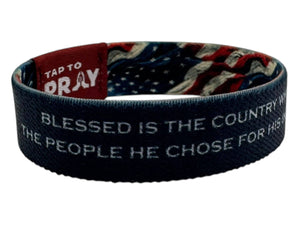 Tap To Pray™ Wristbands - Patriot: Small