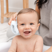 Load image into Gallery viewer, Muslin Baby Washcloths, Soft 10"x10" Cotton by Comfy Cubs: Sand / 6-Pack 10”X10” crews