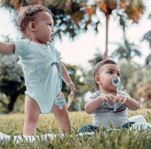 Load image into Gallery viewer, Baby Pacifier Clips, 100% Food Grade Silicone by Comfy Cubs: Beige