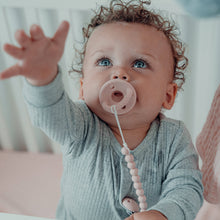 Load image into Gallery viewer, Baby Pacifier Clips, 100% Food Grade Silicone by Comfy Cubs: Beige