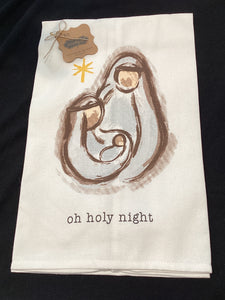 Oh Holy Night Teatowel