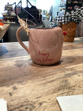 Load image into Gallery viewer, “Happy Hog-lidays” pig mug- Scheller