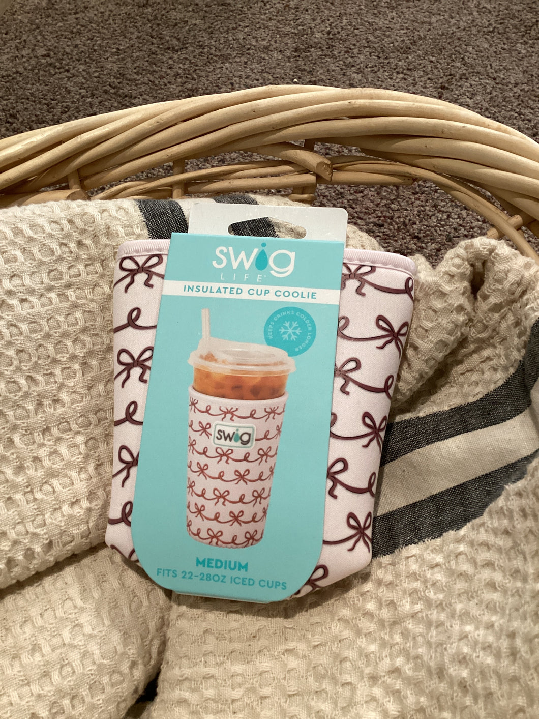 SWIG Insulated Cup Coolie 22-28oz Pretty in Pink