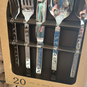 20 piece silverware set