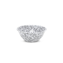 Load image into Gallery viewer, Splatter Enamelware Small Serving Bowl: Navy &amp; Cream