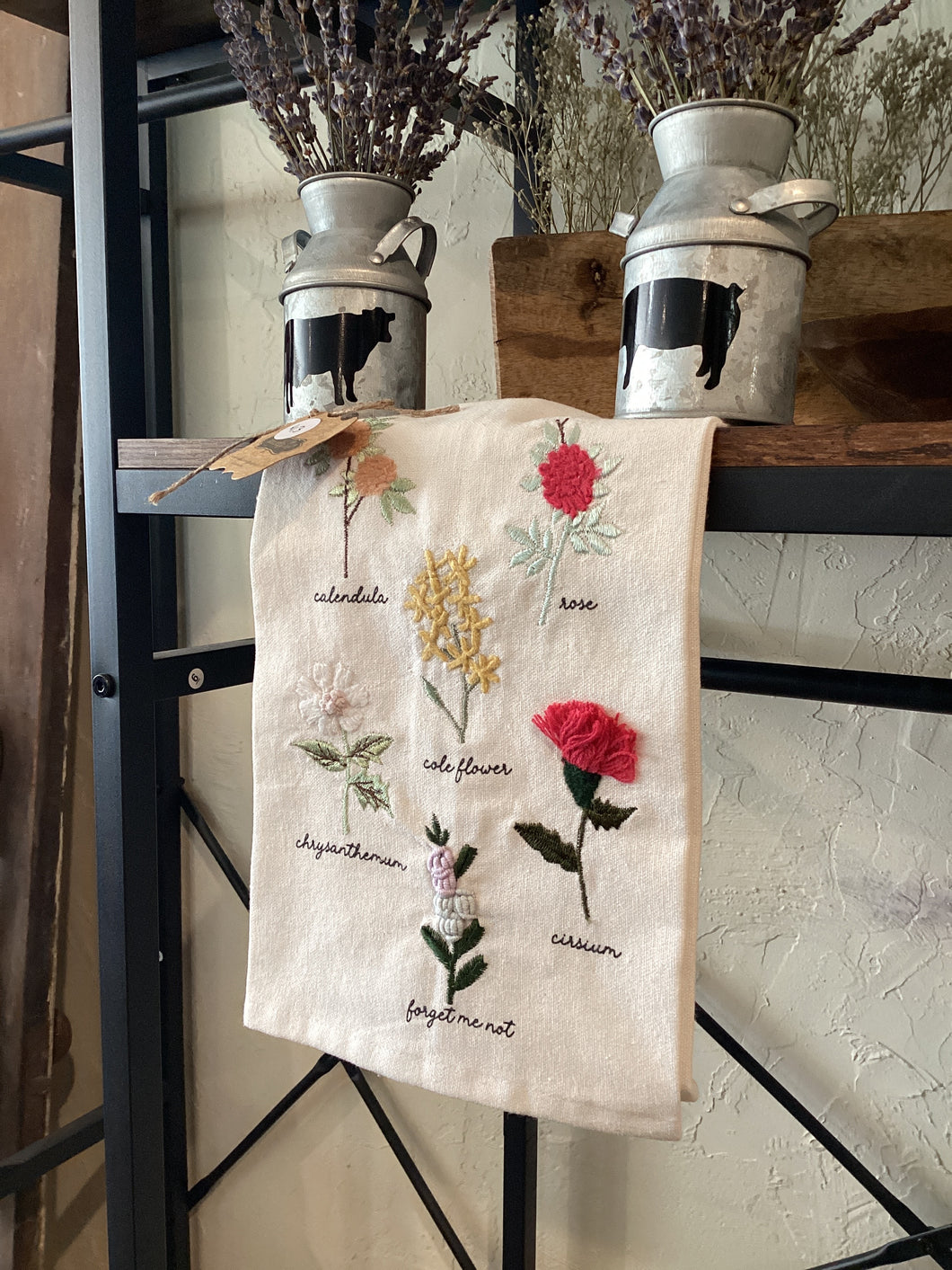 Flower Stem Towel