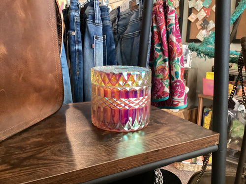 Field of flowers candle