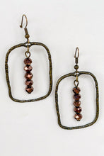 Load image into Gallery viewer, Suki Earrings: Blue Fire Agate
