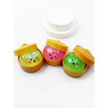 Load image into Gallery viewer, Mini Glittered Dumpling Squishy with Steamer: MIX COLOR / ONE(12)