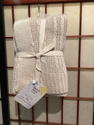 Cable Knitted Blanket