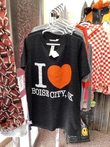 Youth I Heart Boise City shirt