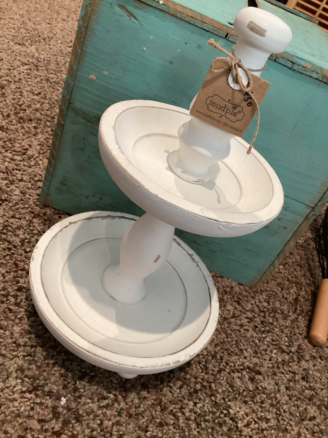 Small White Tiered Server